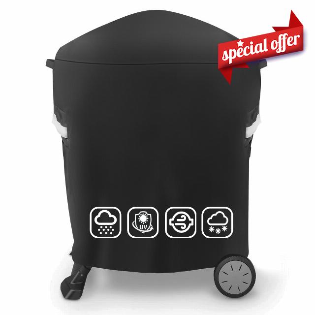 Grill Cover for Weber Q100/Q200 Series on Cart