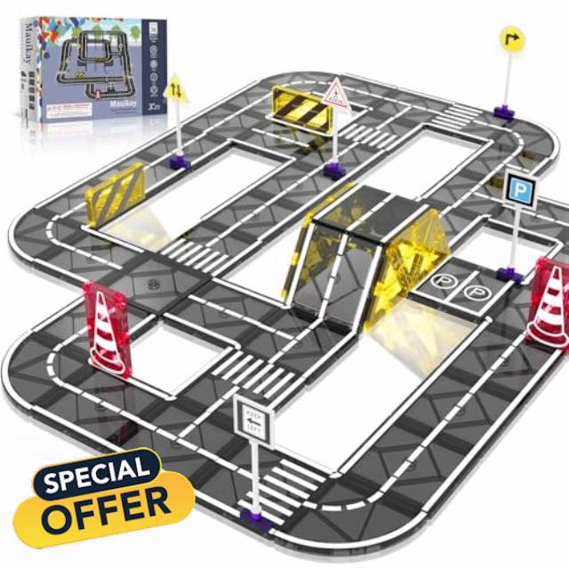 Magnetic Tiles Road Set