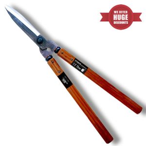 SUIZAN Japanese Hedge Shears 540mm - Professional Garden Clippers for Precise Trimming