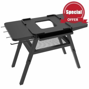 Adjustable Grill Stand for Ninja Outdoor Woodfire Series