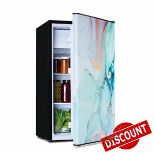 Klarstein CoolArt Fridge-Freezer Combination - Refrigerator with 2 Cooling Levels