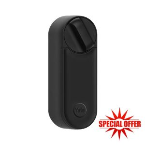 Yale Linus Smart Lock L2 in Matte Black | Keyless Access | Easy Installation | Remote Lock and Unlock | Virtual Keys | Real-time Alerts | Compatible with The Yale Home app