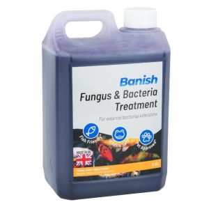 Banish Fungus & Bacteria Pond Koi Fish Treatment 2.5l for Disease & Infectio