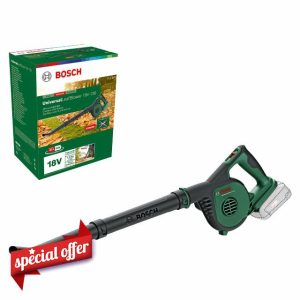 Bosch Cordless Leaf Blower UniversalLeafBlower 18V-130 (for Fast and Easy Outdoor Clearing; 18 Volt System; Without Battery)