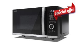 SHARP YC-QG234AU-B 23 Litre 900W Digital FLATBED Microwave with 1000W Grill