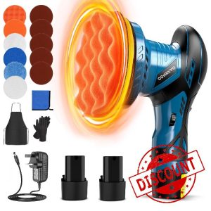 Car Buffer Polisher DAXIEFOO Car Polisher with 2500mAh Battery