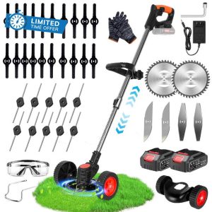 XOHEAIXU Garden Cordless Strimmer Grass Trimmer