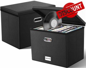 Leffis 2P Vinyl Record Storage Box