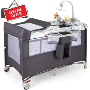 Maxmass 5 in 1 Baby Travel Cot