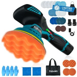 FABOKA Cordless Car Buffer Polisher
