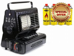 Easy Shopping® Portable Heater for Outdoor Indoor Camping Fishing Caravan Outdoor Picnic and Party