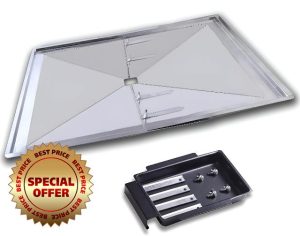 OUTDOOR BAZAAR Replacement (30-33 inches) Grease Tray for 5/6 Burner BBQ Gas Grill Models from Nexgrill