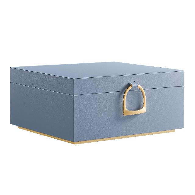SONGMICS JBC165Q01 2 Tier Jewellery Box with Handle