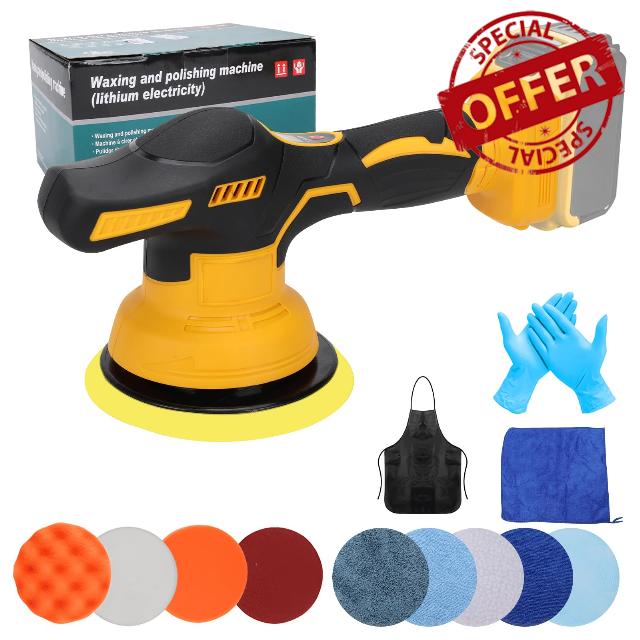 Cordless Buffer Polisher Compatible with Dewalt 20V Battery