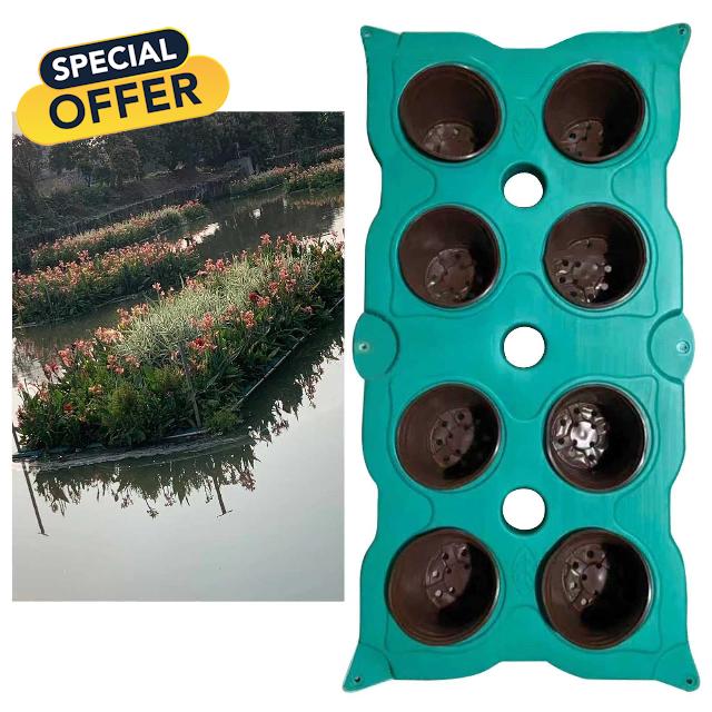 ZIMGOD 1m Long Floating Planter Basket for Pond