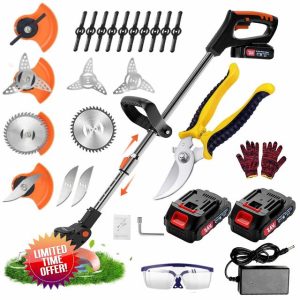 Strimmer ,Metal Blade Strimmer2 * 24V 2.0Ah Battery Powered