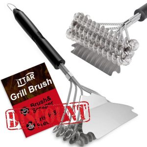 ITTAR Grill Brush for Outdoor Grill Bristle Free