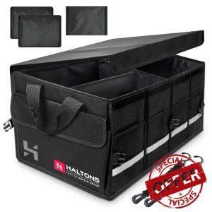 Haltons Foldable Car Boot Organiser Large