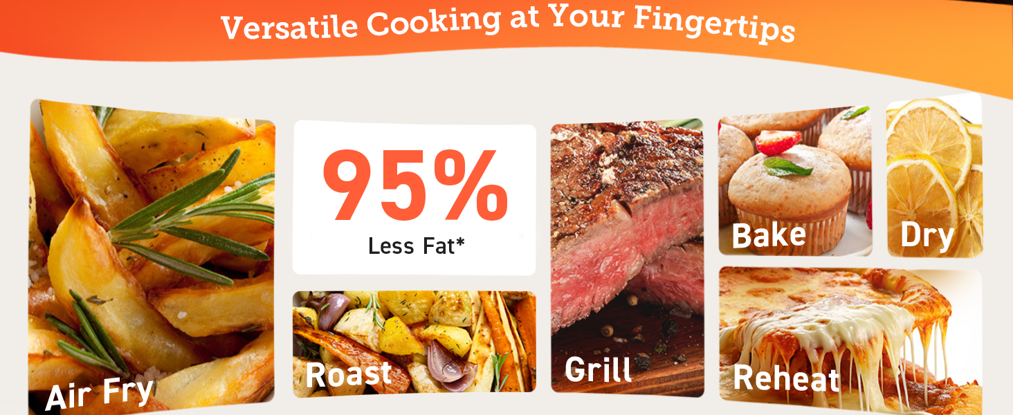 95% Less Fat