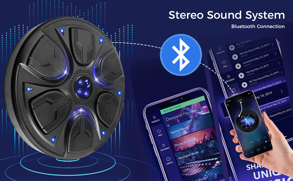 Boxing Machine with Bluetooth Music