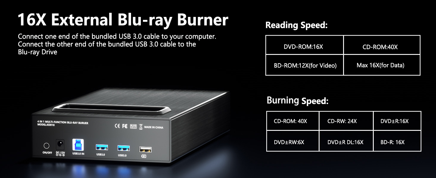 Desktop External Bluray Drive