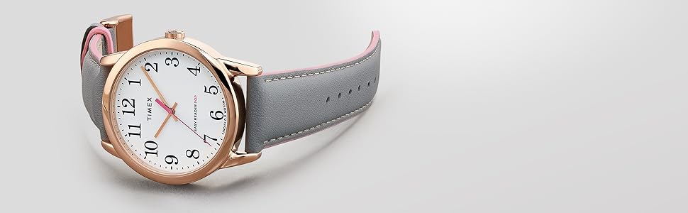 Timex, easy reader, women's, rose gold