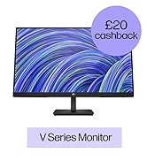 Purchase any HP Monitor with any HP Laptop, Desktop or All-in-One and claim £20 Cashback.