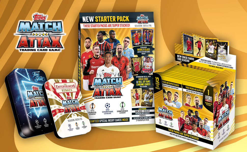 Match Attax 24/25, Topps, Football Cards, UCL