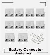 eSynic Battery Connector 175Amp Professional 2Pcs Quick Connector Plug for Anderson Plug Connecto...