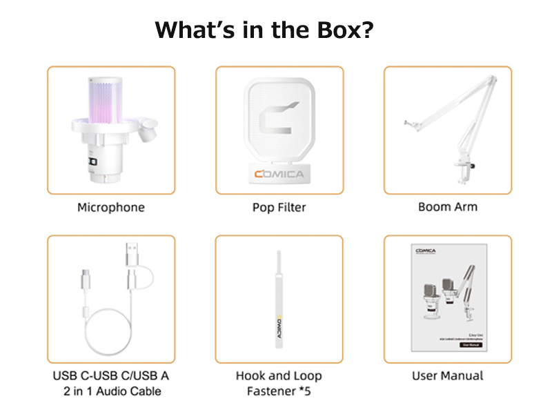 Comica EJoy Uni ( A)-White
