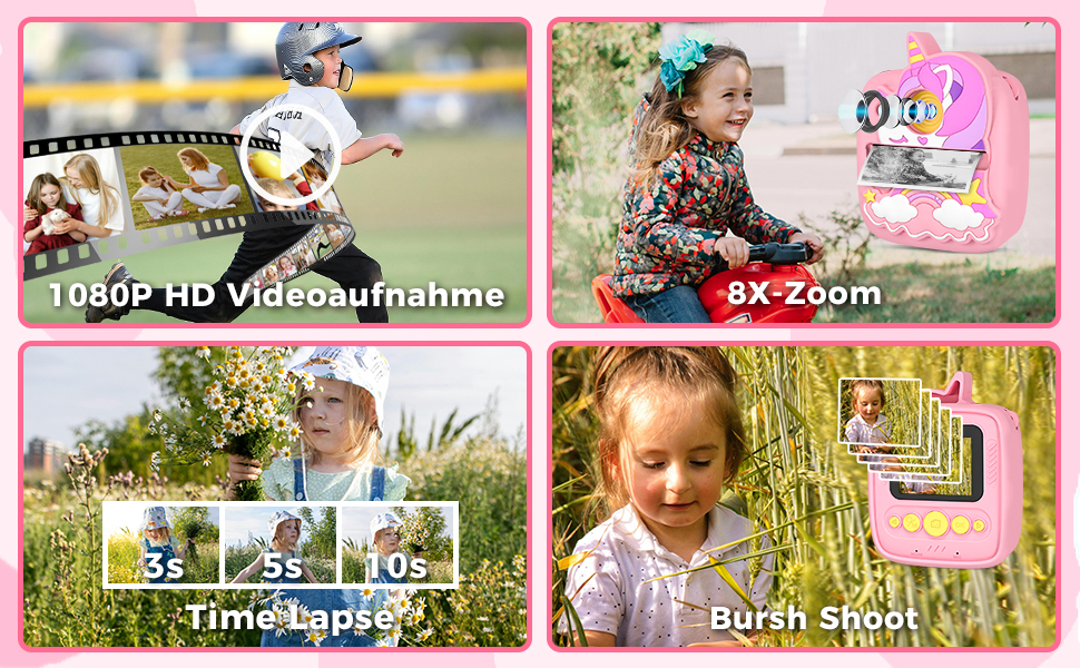 kids printing camera