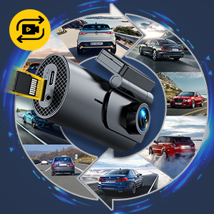 dash cam front and rear wireless