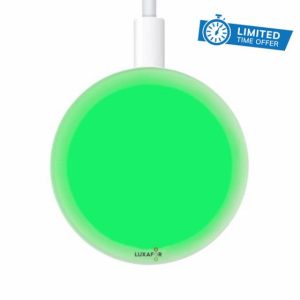 LUXAFOR Mute Button for Microphone – Physical USB LED Microphone Mute Button for Zoom