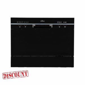 Willow WTTD6B 55cm Tabletop Dishwasher with 6 Place Settings