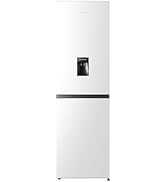Hisense RS741N4WCE Freestanding American Side by side Door American Fridge Freezer 578 litre, Bla...