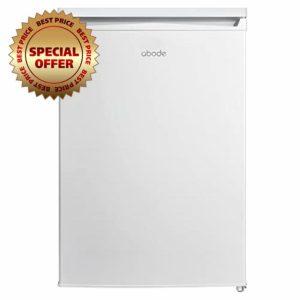 Abode Under Counter Freezer 55cm Wide Freestanding White 91 Litre with 4 Drawers