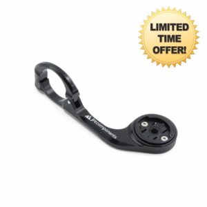 Low Profile Out Front Mount - Compatible with Garmin - Black