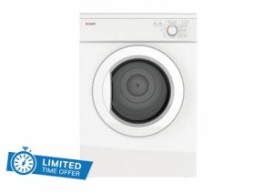 Haden 7kg Vented Tumble Dryer HVT7W | Freestanding White Clothes Dryer with 5 Timer Program Options