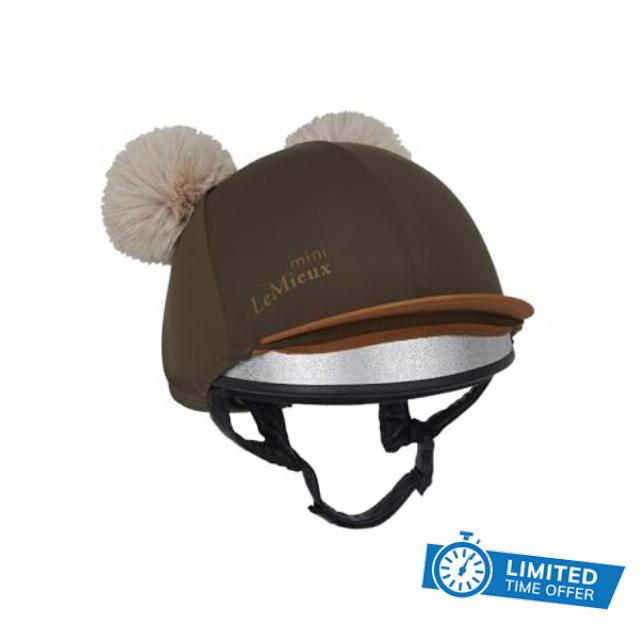 LeMieux Mini Double Pom Hat Silk - Alpine