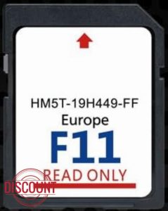 SD Map GPS Navigation Europe 2023 Compatible with Ford Sync2 F11 - HM5T-19H449-FF