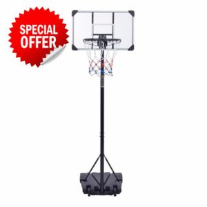 Height Adjustable Basketball Hoop Sturdy and Stable Outdoor Basketball Hoop Portable Kids Basketball Hoop and Stand with Removable Wheels for Adults and Children Kids Toy Birthday Gifts