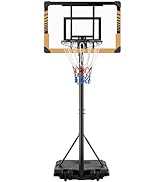 Yaheetech Basketball Hoop and Stand Portable Basketball Net Set Outdoor Indoor Basketball Stand w...
