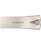 Samsung FIT Plus USB Flash Drive Type A, 512GB, 400MB/s Reading, Compact USB 3.2 Flash Drive with Keyring...