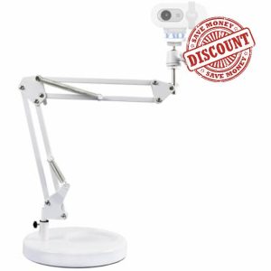 AceTaken White Webcam Magnetic Stand Holder for Logitech Brio 100