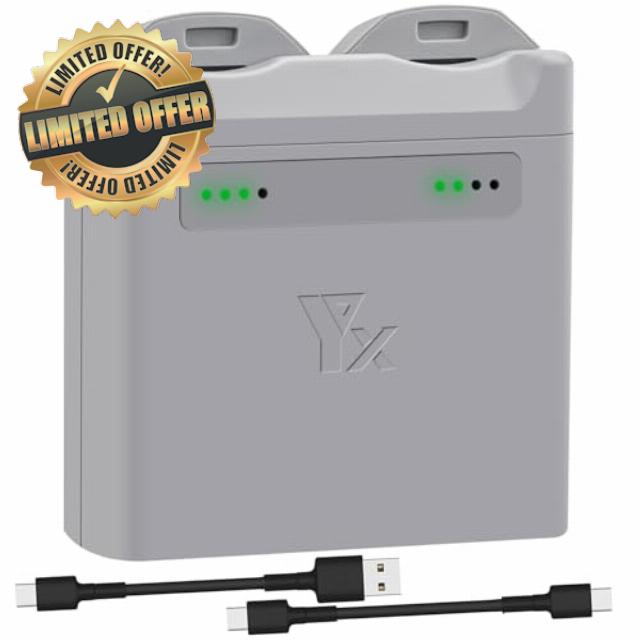 Battery Charger for DJI NEO Drone Battery Charger Two-way Charger Manager NEO Battery Maintainer with Two Charging Cables