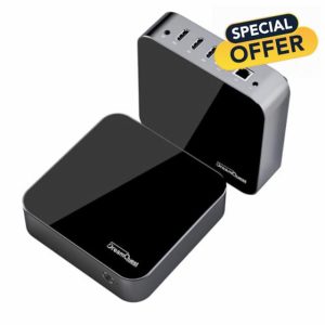 DreamQuest Mini PC Windows 11 Pro Intel N100 (up to 3.4 Ghz) 32GB DDR4 1TB M.2 SSD (Max 4TB) Desktop Computer with Type-C /HDMI Port