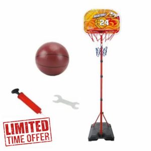 PEBBLE HUG Basketball Stand Set For Kids- Basketball