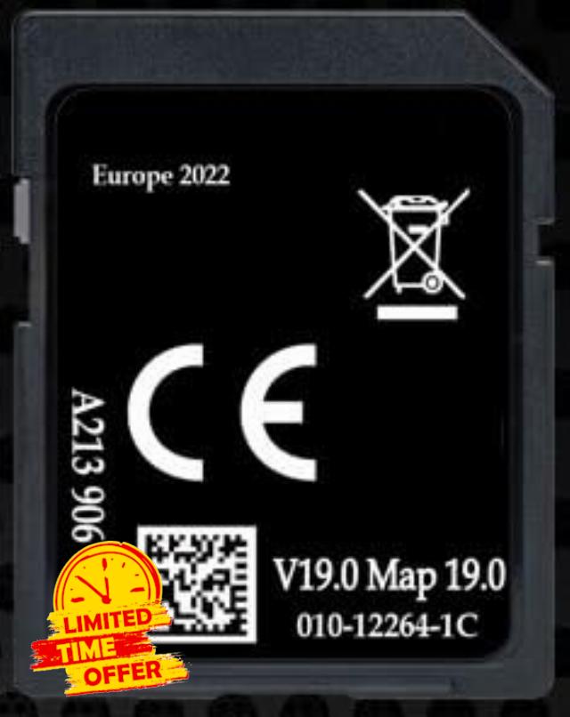 SD Map GPS Navigation Europe 2022 v19 - A2139068510 Compatible with Mercedes Garmin Map Pilot - STAR2