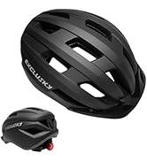 Ckorison Bike Helmet for Adult Men Women with LED Light, Lightweight Breathable Mountain Bicycle ...