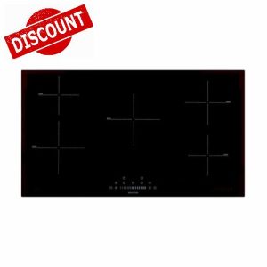 Willow WIH90T 90cm Touch Control Electric Hardwired Induction Ceramic Hob with Five Cooking Zones